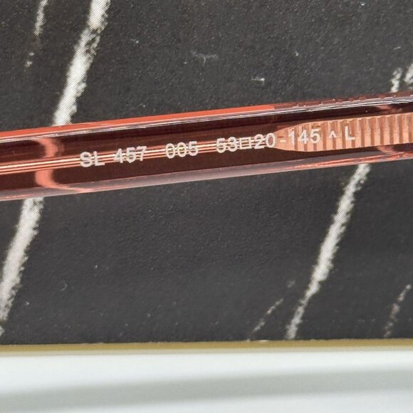 NEW SAINT LAURENT SL457 005 PINK WOMEN SUNGLASSES SAINT LAURENT SL 457 005 - Picture 9 of 11